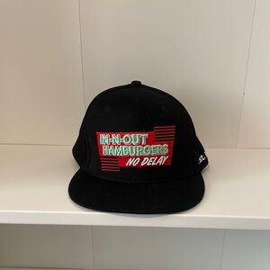 In-N-Out Black Flat Brim Hat